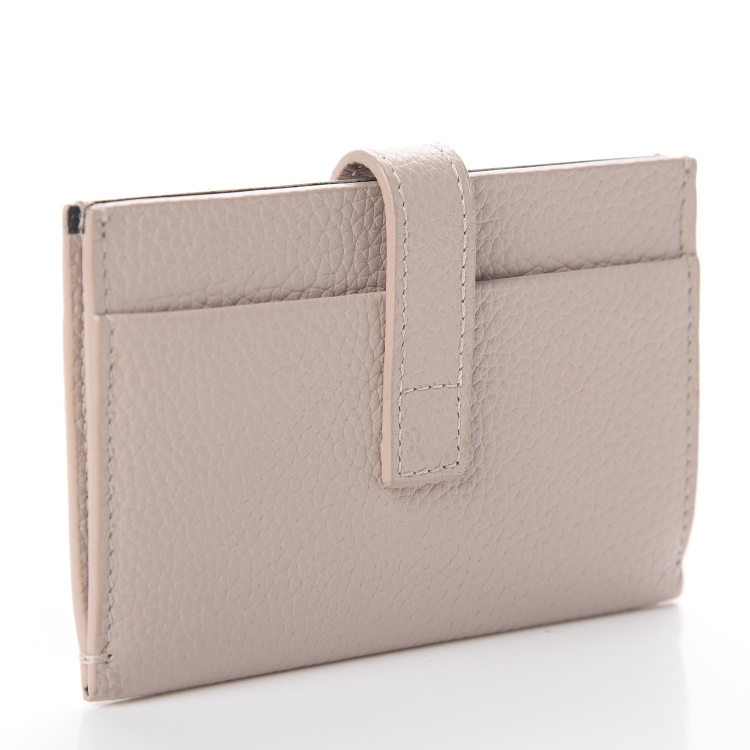 Saint Laurent Grained Calfskin Sac De Jour Souple Card Case Marble Pink 2 of 5