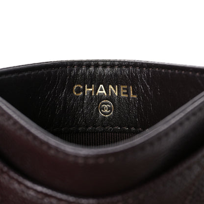 Chanel Caviar Quilted Card Holder Dark Brown 6 of 8