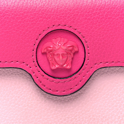 Versace Grained Calfskin Medusa Card Holder Fuchsia Light Pink 7 of 12