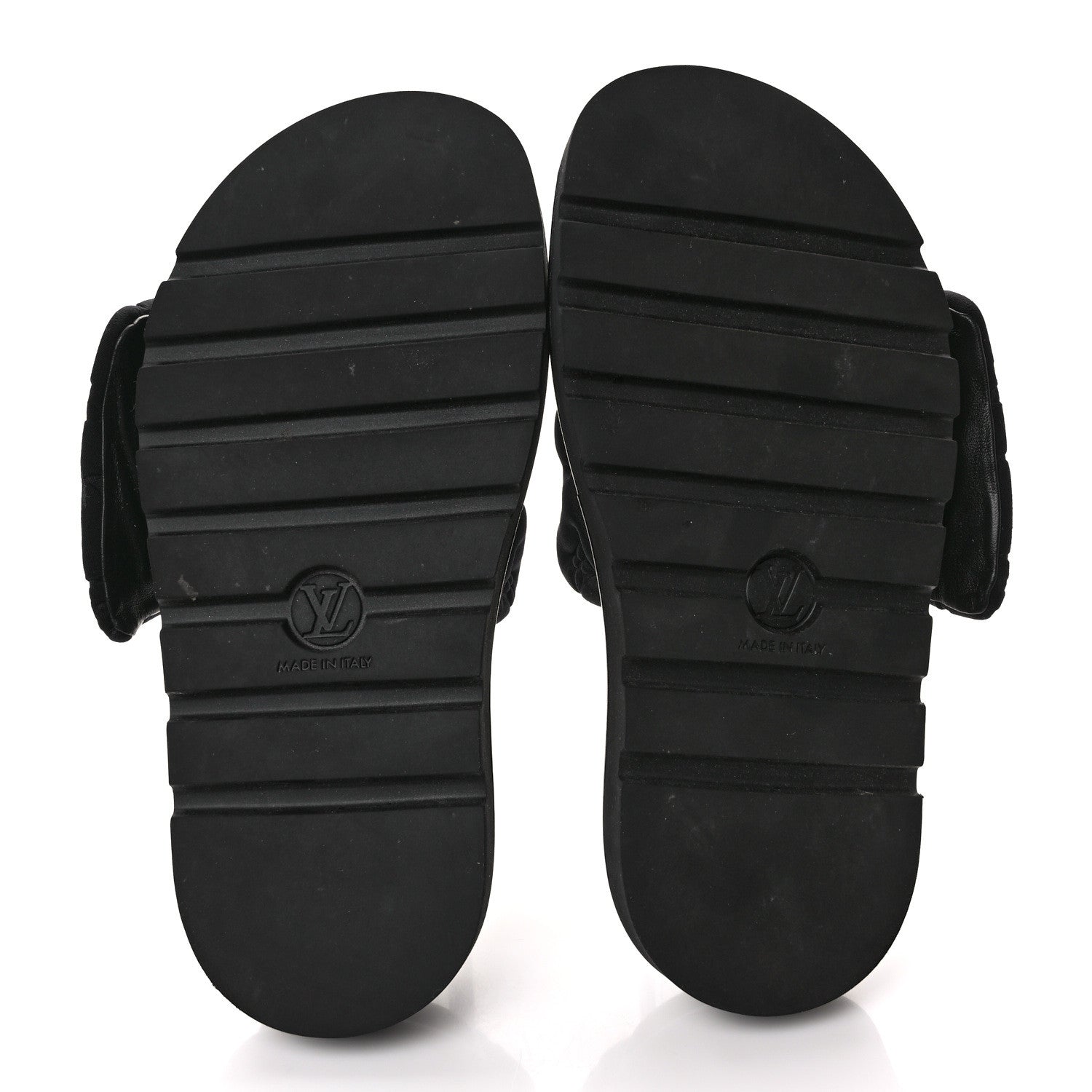 Louis Vuitton Technical Fabric Embossed Monogram Pool Pillow Comfort Mules 39 Black 5 of 10
