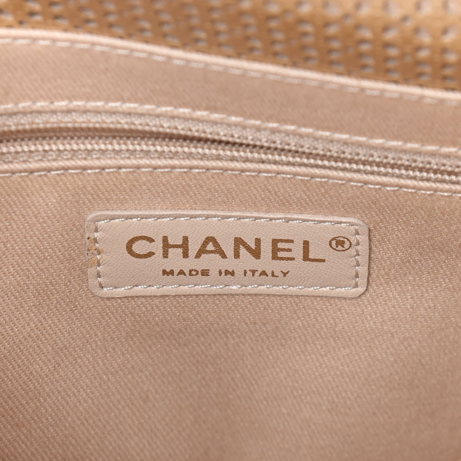 Chanel Metallic Perforated Calfskin Small Up In The Air Flap Gold 6 of 9