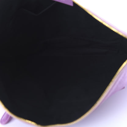 Balenciaga Agneau Giant 12 Gold Hardware Pouch Clutch Rose Berlingot 5 of 10
