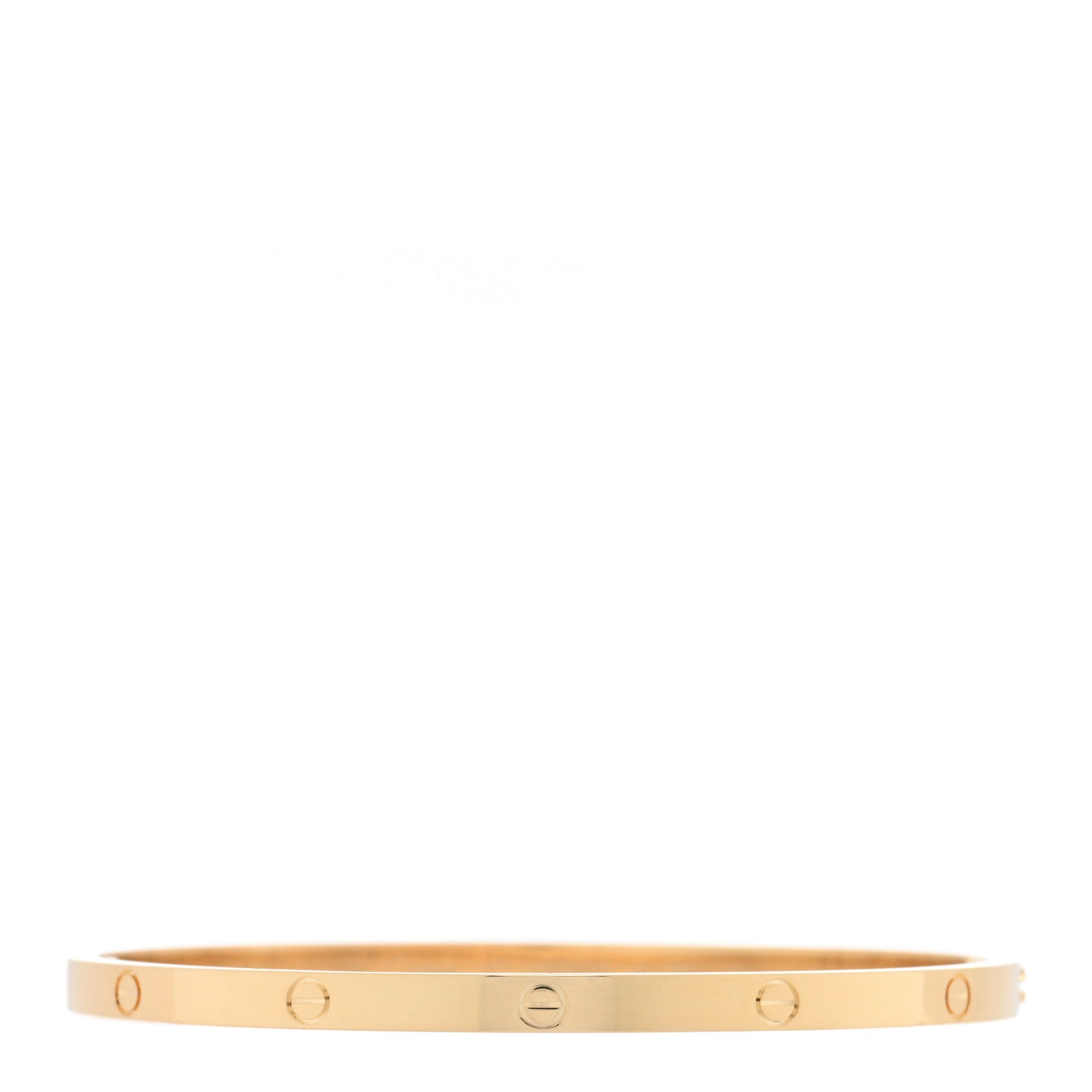 18K Yellow Gold Small LOVE Bracelet 17