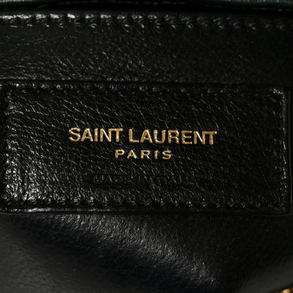 Saint Laurent Calfskin Y Quilted Monogram Small Loulou Chain Satchel Olive 8 of 12