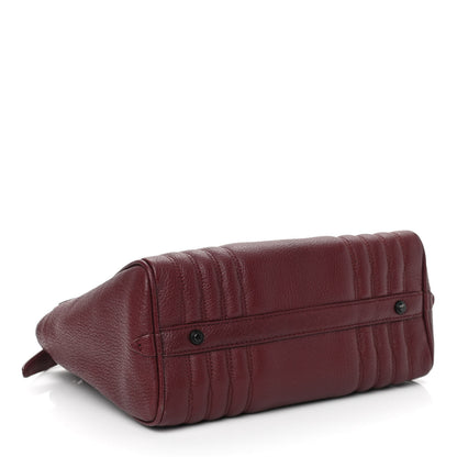 3.1 Phillip Lim Grained Calfskin Small Ryder Satchel Burgundy 4 of 10