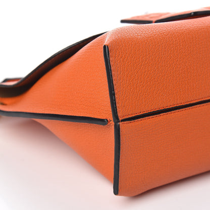 Loewe Goatskin Avenue Shoulder Bag Orange 10 of 13
