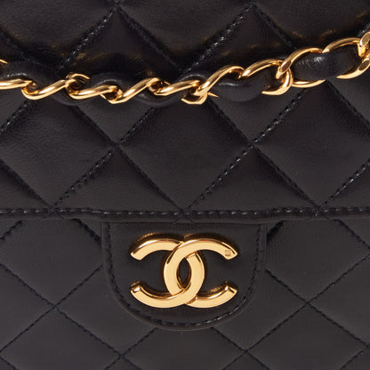Chanel Lambskin Quilted Small Single Flap Black 8 of 10