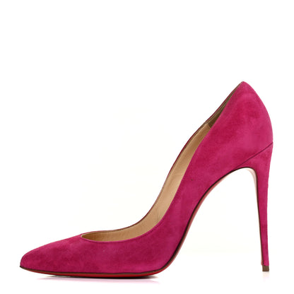 Christian Louboutin Veau Velours Pigalle Follies 120 Pumps 41 Rosa 1 of 8
