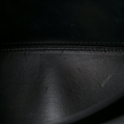 Balenciaga Grained Calfskin Medium Hourglass Top Handle Bag Black 10 of 10