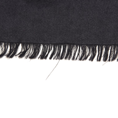 Louis Vuitton Wool Silk Monogram Shawl Black 9 of 17