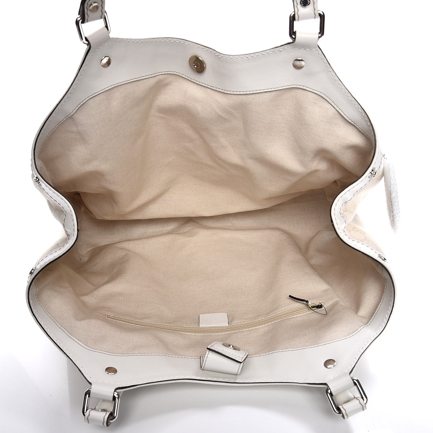 Monogram Large Sukey Tote Off White