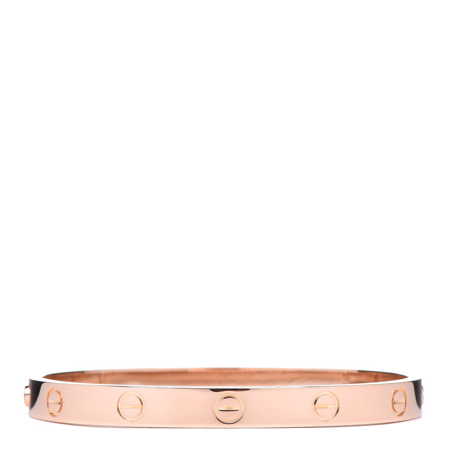 Cartier 18K Pink Gold LOVE Bracelet 17 3 of 7