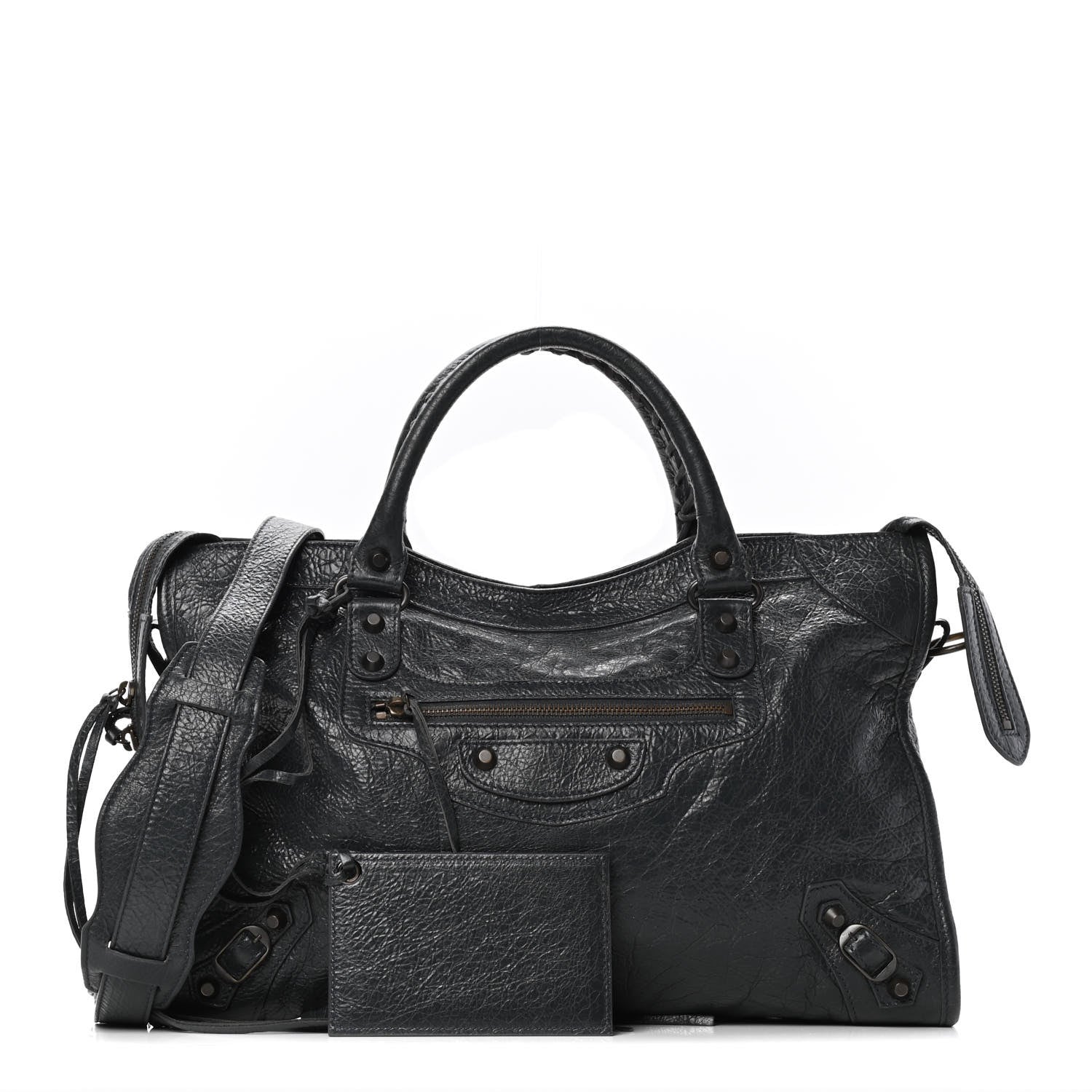 Balenciaga Agneau Classic Hardware City Anthracite 1 of 4