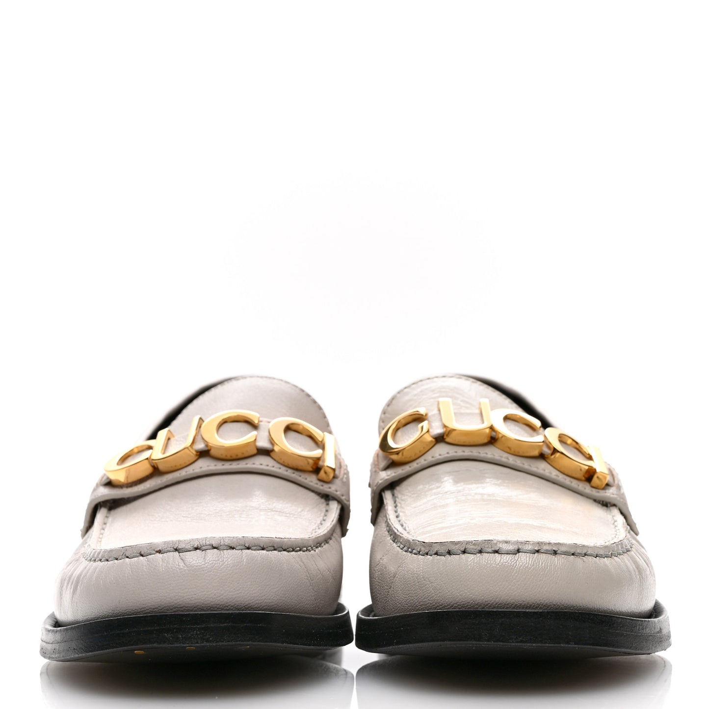 Goatskin Millennial Ribot Womens Cara Loafers 40 Mystic White