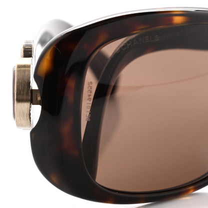 Chanel Tortoise Shell Bouton Sunglasses 5191 7 of 7