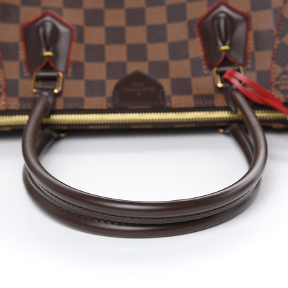 Louis Vuitton Damier Ebene Caissa Tote MM Cherry 12 of 12