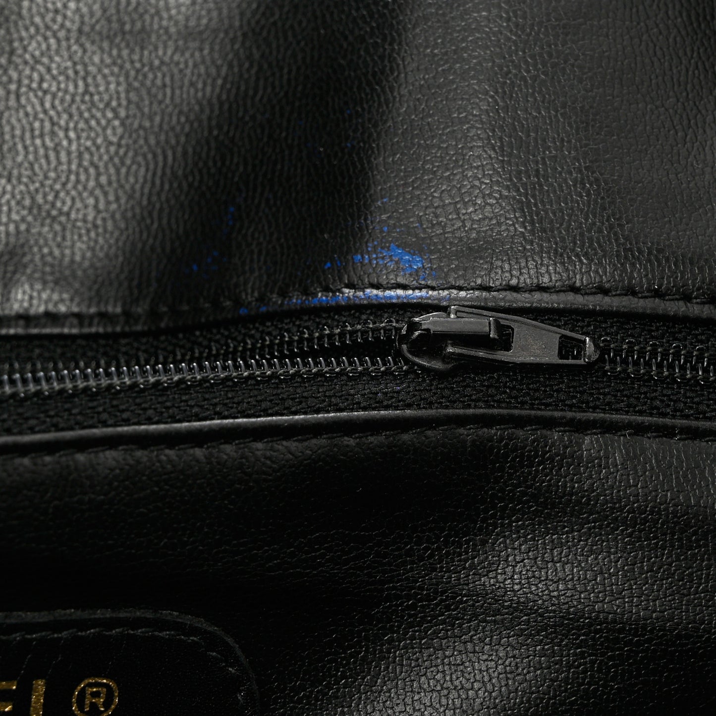 Calfskin Stitched Duffel Bag Black