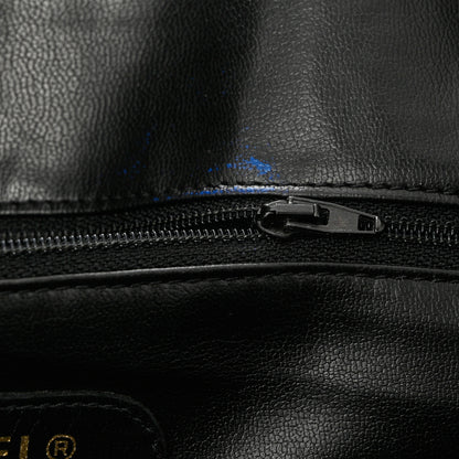 Chanel Calfskin Stitched Duffel Bag Black 10 of 12