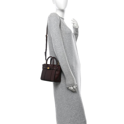 Mulberry Grain Vegetable Tanned Calfskin Micro Zipped Bayswater Oxblood 2 of 10