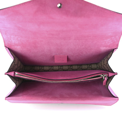 Gucci GG Supreme Monogram Small Dionysus Shoulder Bag Pink 5 of 12