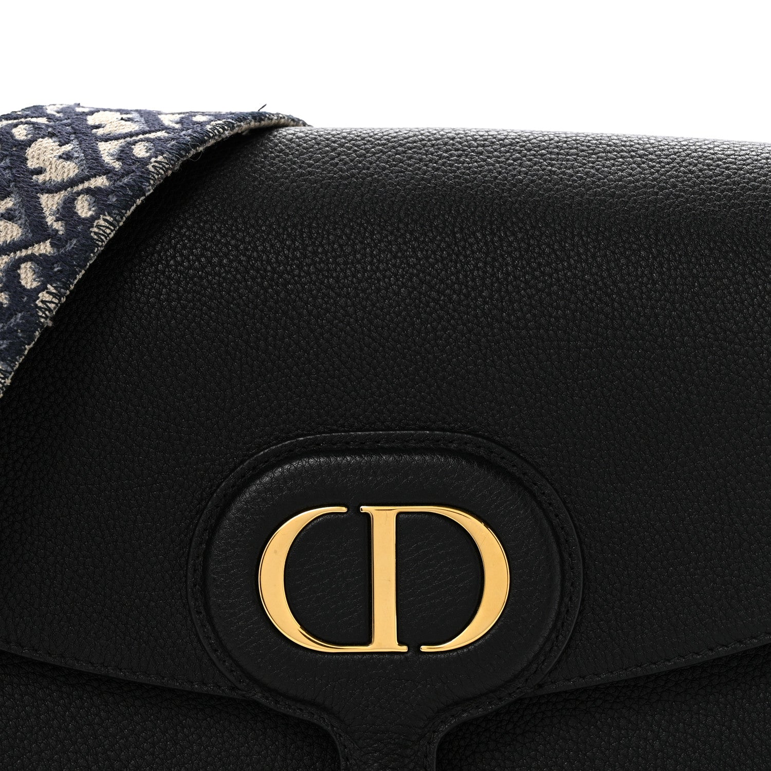 Christian Dior Grained Calfskin Large Bobby Flap Black 8 of 14