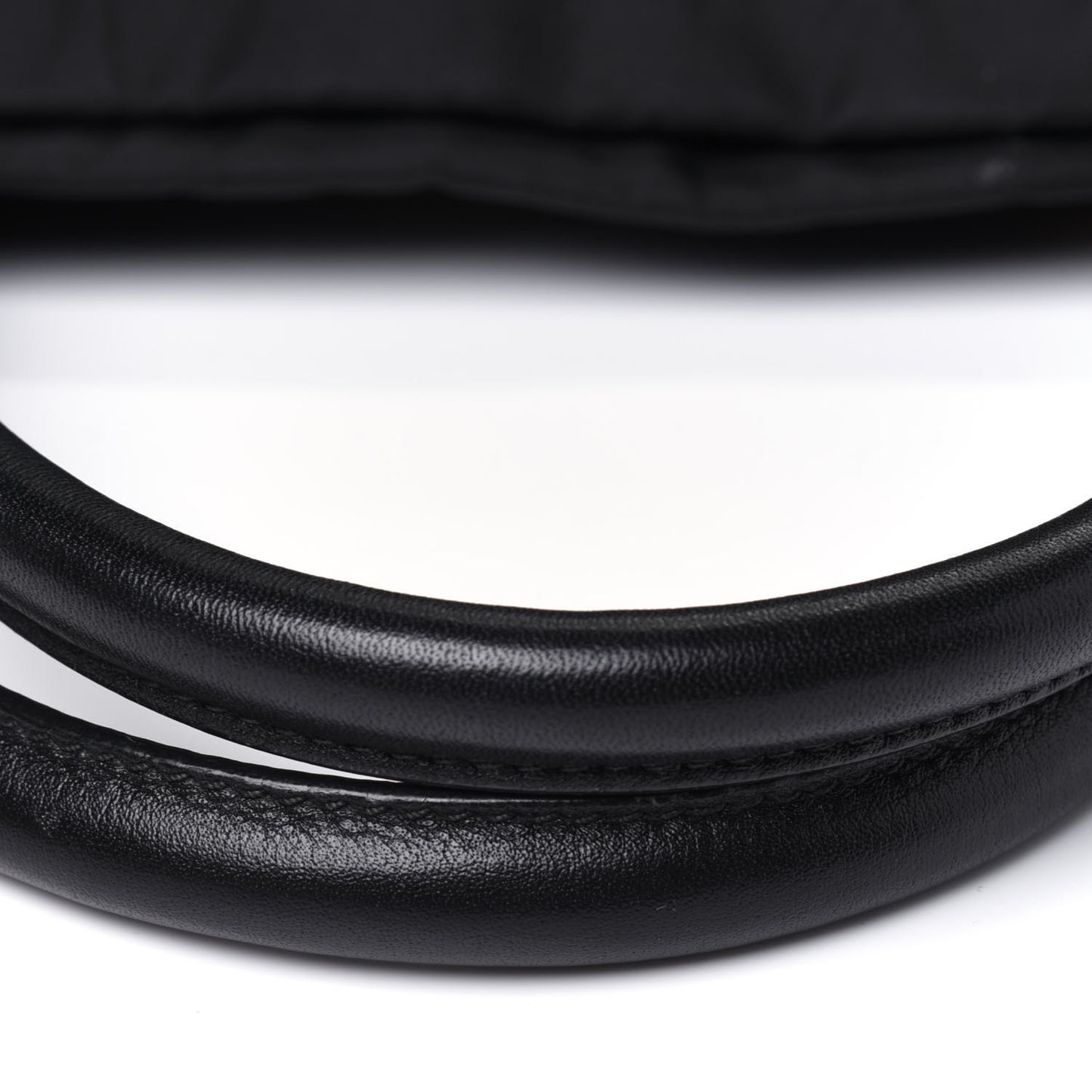 Tessuto Nylon Soft Calf Tote Black