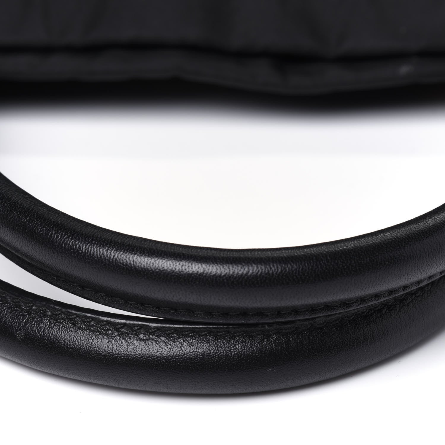 Prada Tessuto Nylon Soft Calf Tote Black 51 of 53