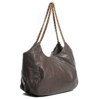 Prada Soft Calf Chain Tote Bambu 3 of 10