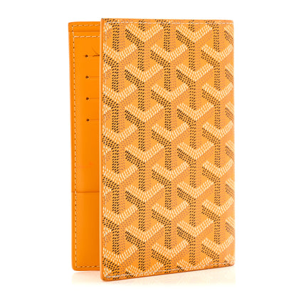 Goyard Goyardine Passport Wallet Yellow 3 of 8