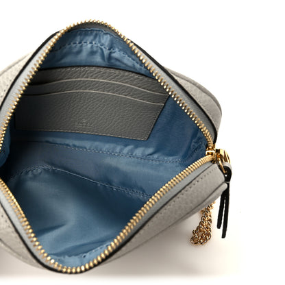 Gucci Dollar Calfskin Super Mini GG Marmont Chain Shoulder Bag Deep Grey 5 of 10
