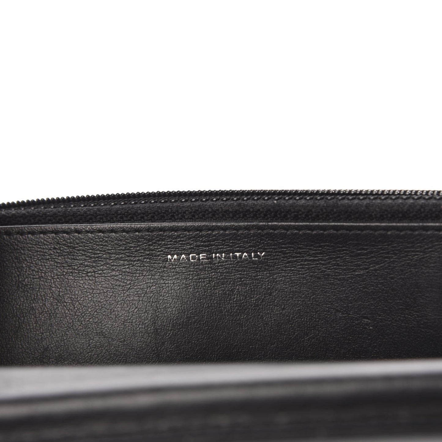 Caviar Chevron Quilted Boy Wallet On Chain WOC Black