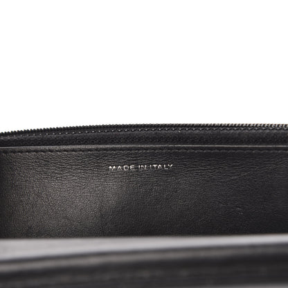 Chanel Caviar Chevron Quilted Boy Wallet On Chain WOC Black 7 of 12