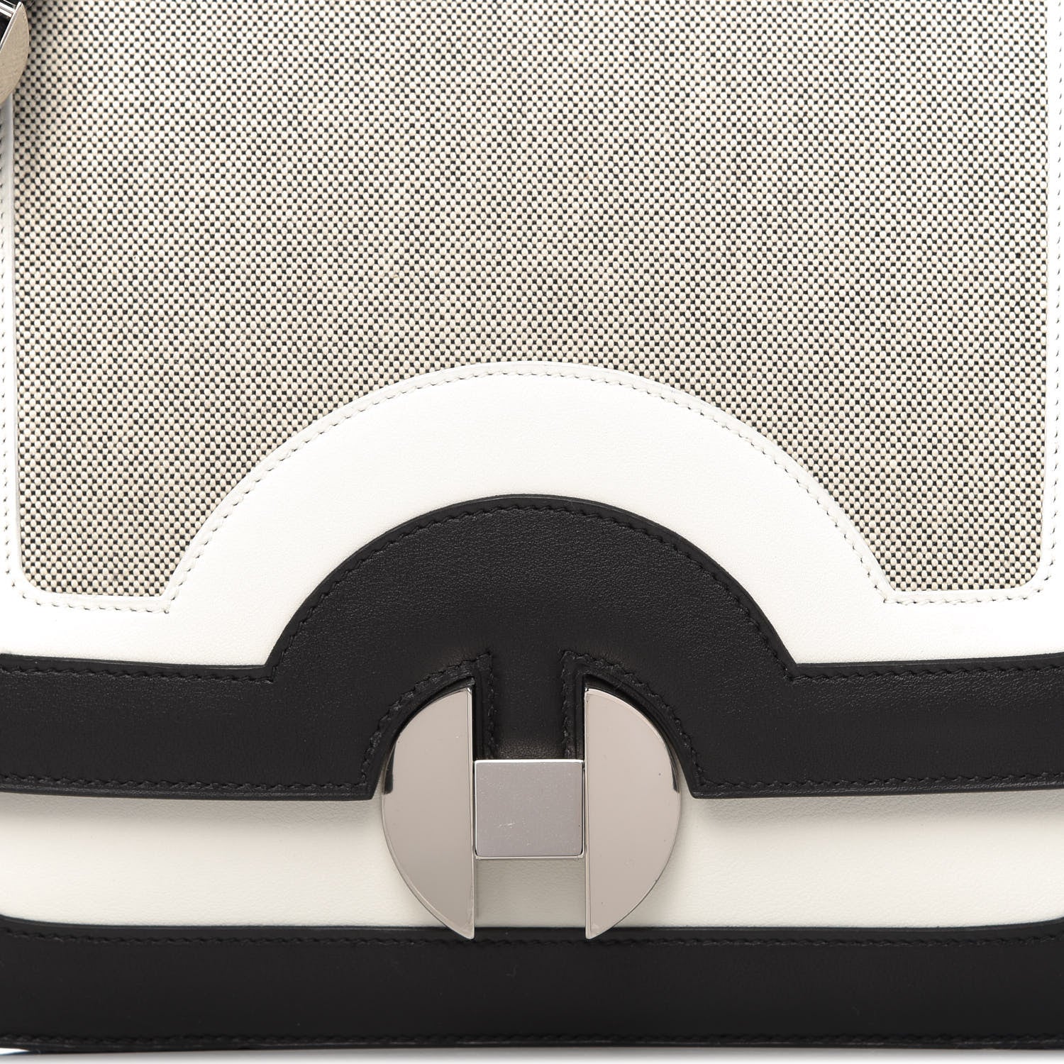 Hermes Toile Swift 2002 26 Ecru Black White 9 of 9