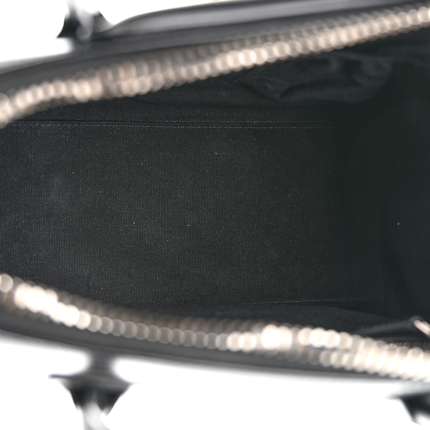 Shiny Lord Calfskin Small Antigona Black