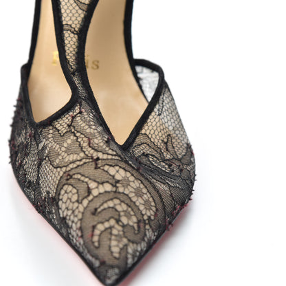 Christian Louboutin Chantilly Lace Salonu 120 T Strap Pumps 36.5 Black 6 of 8