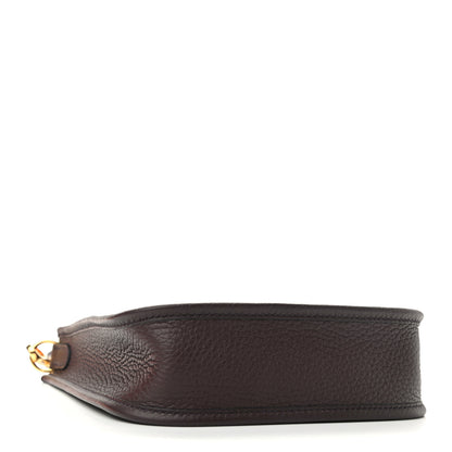 Hermes Taurillon Clemence Evelyne TPM Rouge Sellier 3 of 10
