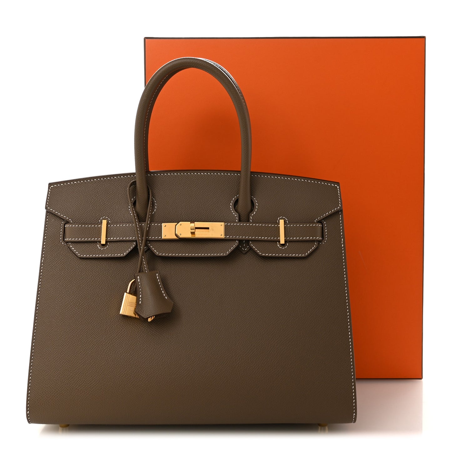 Epsom Birkin Sellier 30 Etoupe