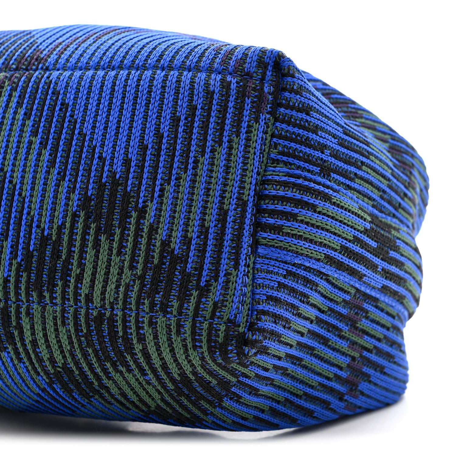 Burberry Canvas Knitted Check Mini Peg Duffle Bag Knight 8 of 9