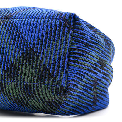 Burberry Canvas Knitted Check Mini Peg Duffle Bag Knight 8 of 9