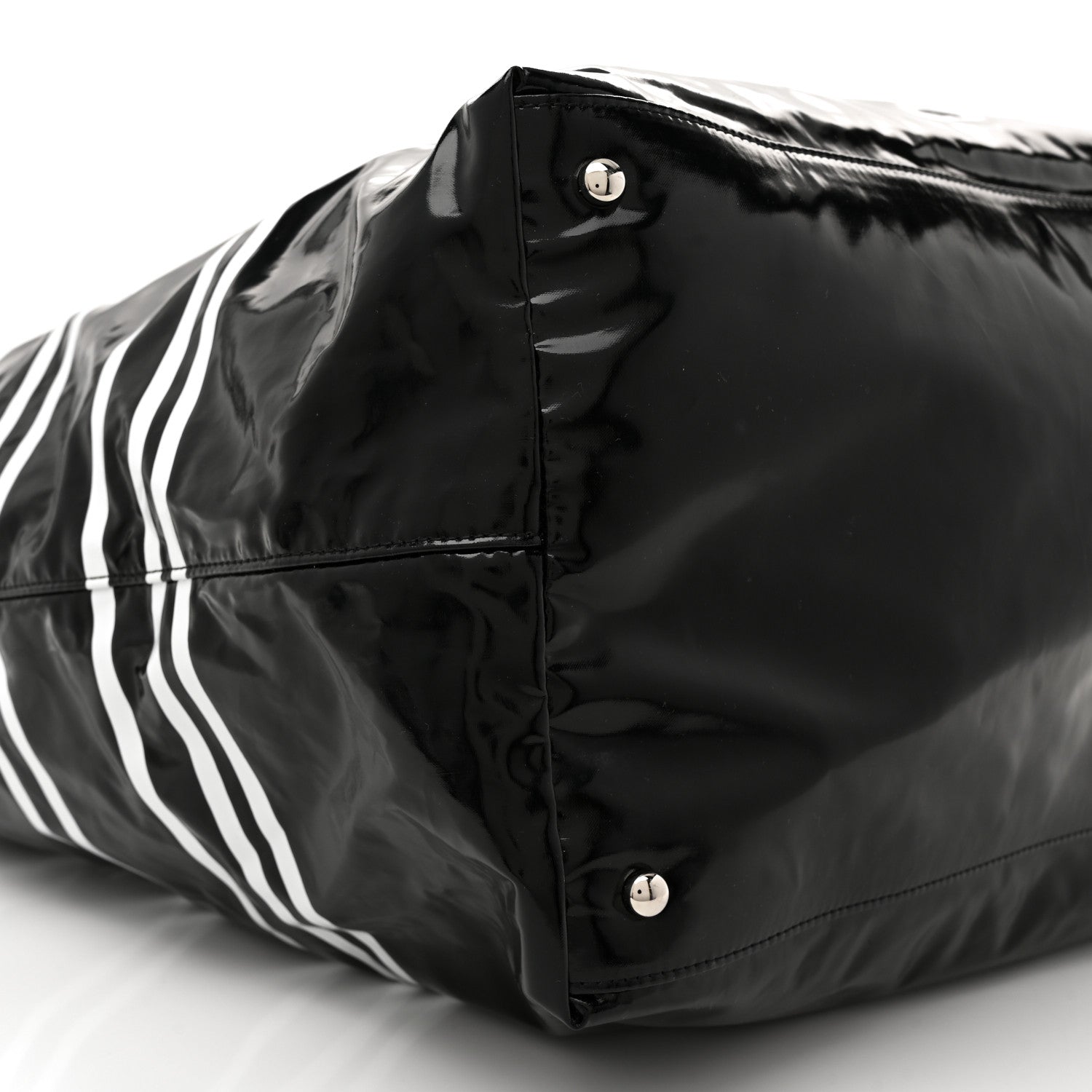 Chanel Vinyl Large La Pausa Bay Shopping Bag Black 9 of 11