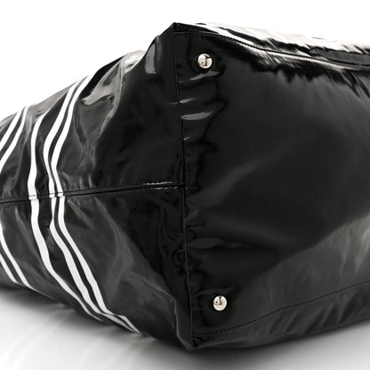 Chanel Vinyl Large La Pausa Bay Shopping Bag Black 9 of 11