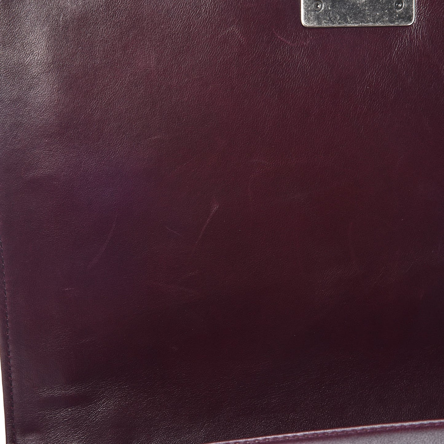 Velvet Tweed Large Boy Flap Burgundy