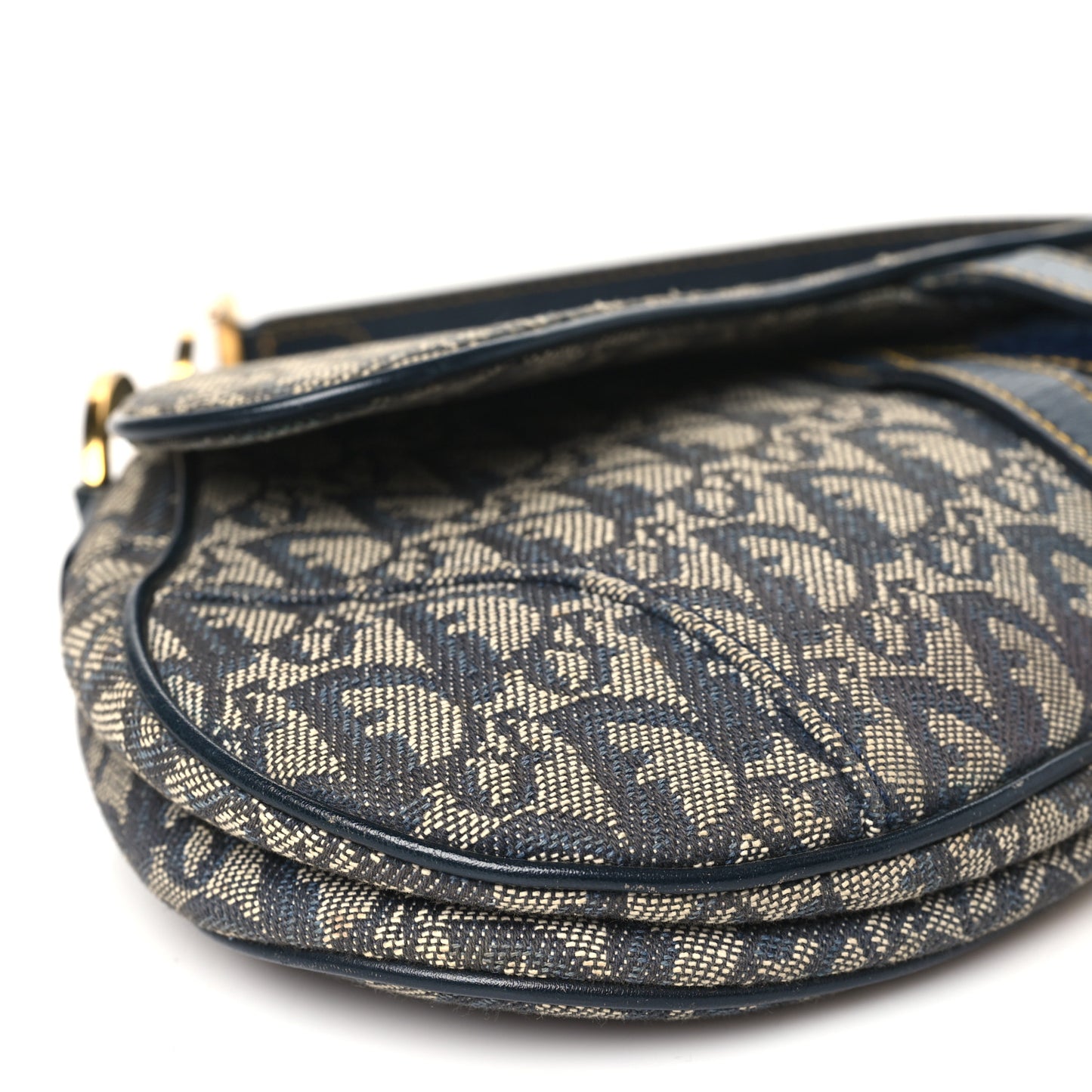 Monogram Saddle Bag Blue