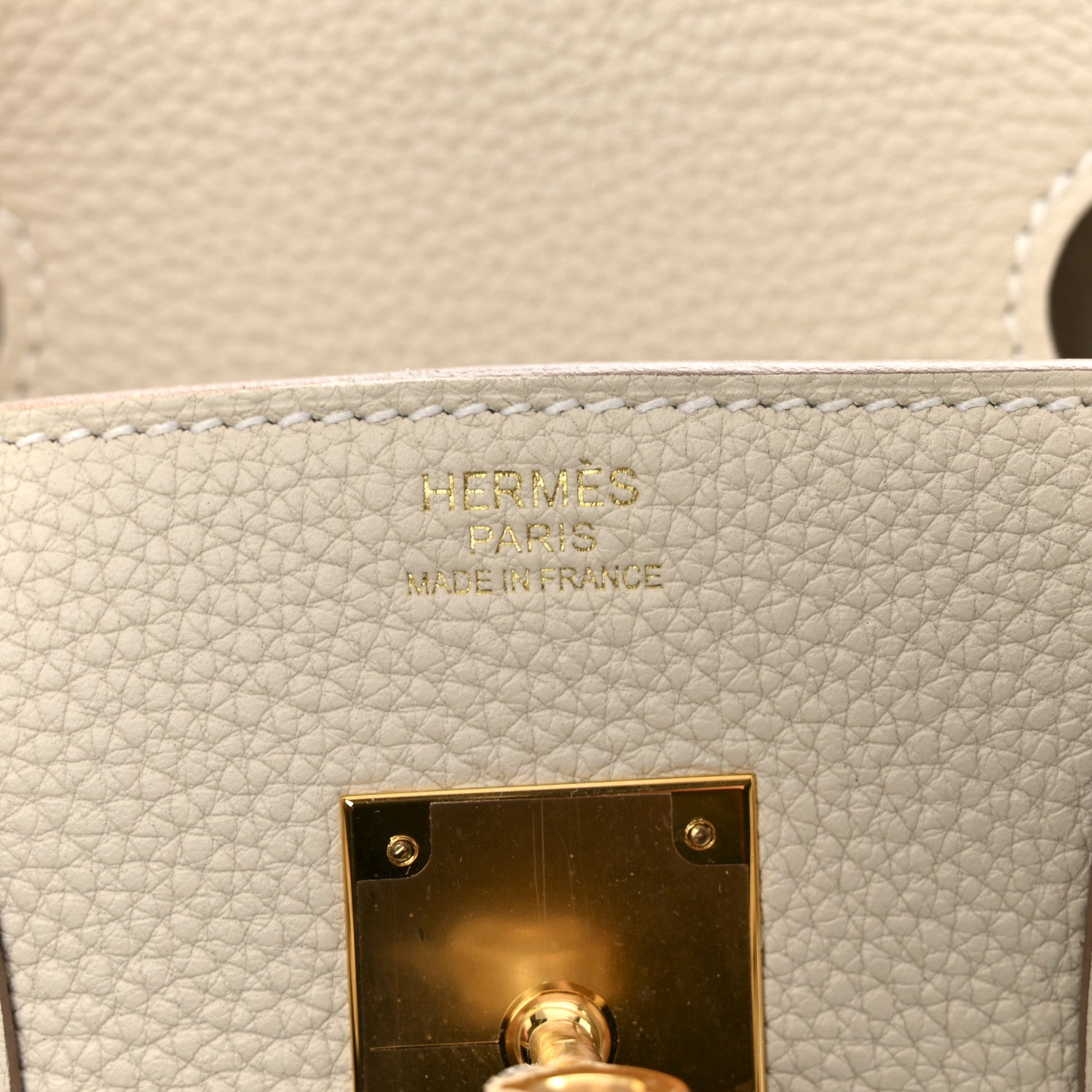 Hermes Togo Birkin 30 Craie 6 of 11
