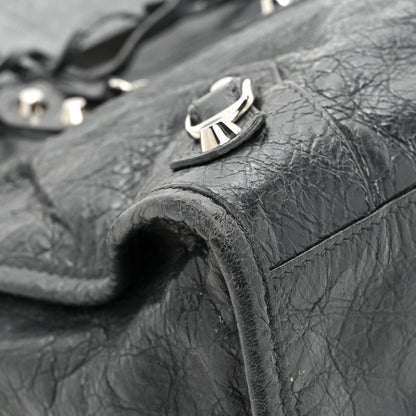 Balenciaga Agneau Classic Silver Hardware City Gris Fossile Anthracite 10 of 15