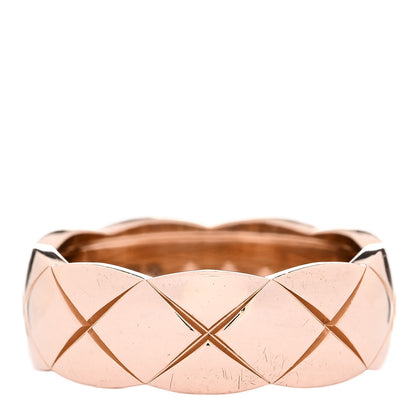 Chanel 18K Beige Gold Small Coco Crush Ring 53 6.5 3 of 6