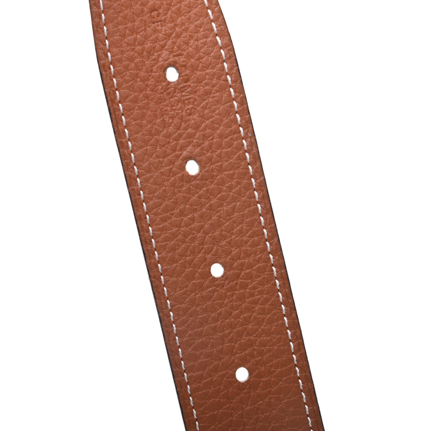 Hermes Box Togo 32mm H Belt 80 Black Gold 5 of 6