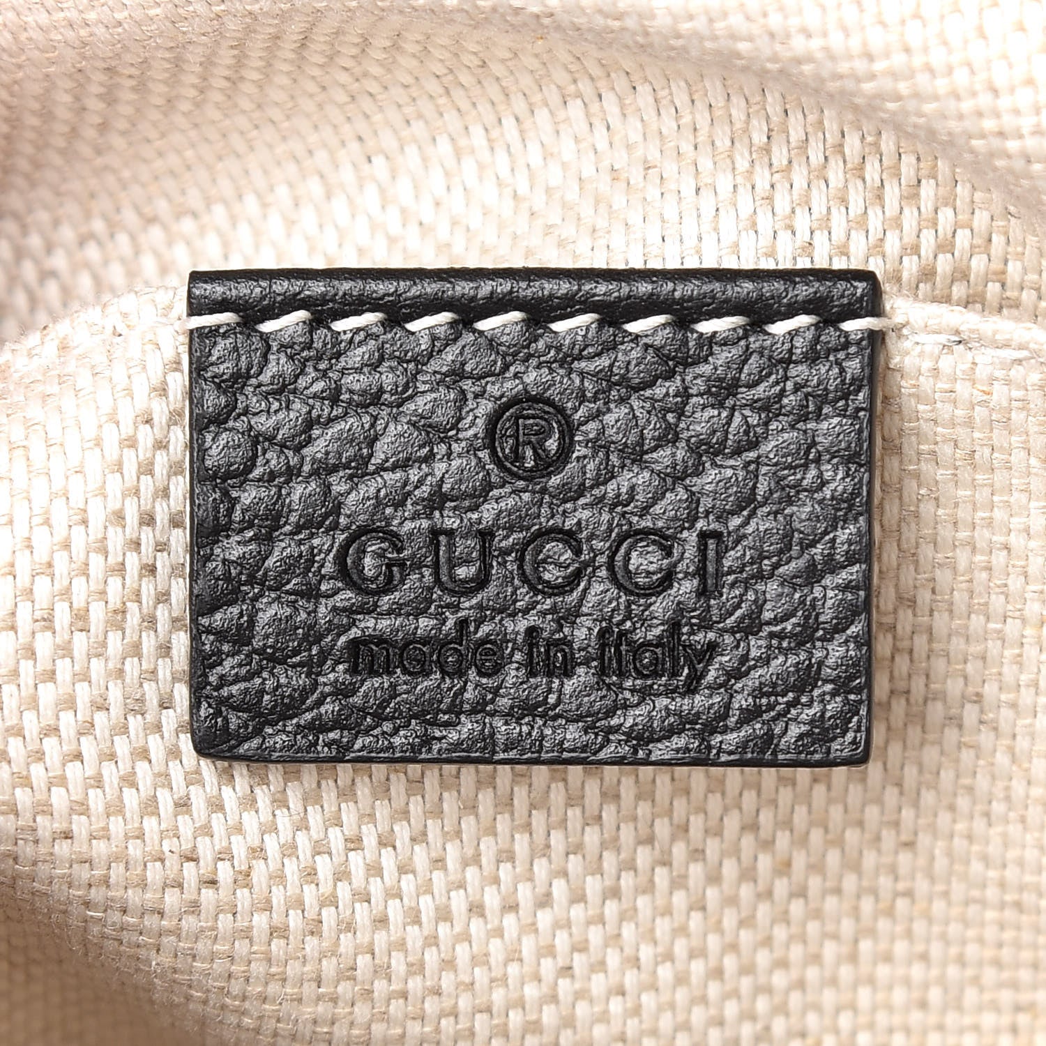 Gucci Pebbled Calfskin Soho Chain Backpack Black 6 of 9
