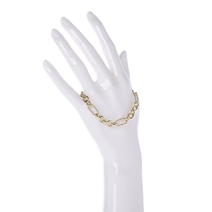 David Yurman 18K Yellow Gold Figaro Link Bracelet 2 of 4
