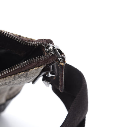 Gucci Denim Monogram Flat Messenger Bag Black 16 of 16